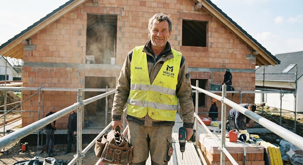 Startklar für die Bausaison: Warum bedruckte Arbeitskleidung im Handwerk Pflicht ist