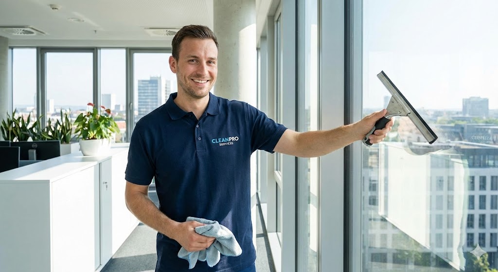 Der saubere Auftritt: Warum bedruckte Arbeitskleidung in der Gebäudereinigung den Unterschied macht