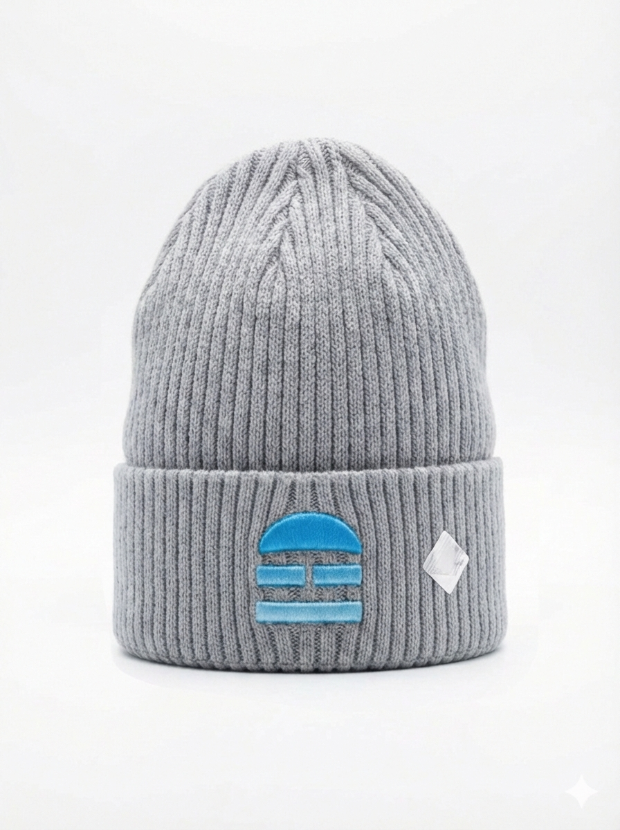 HD Style Beanie - Hellgrau