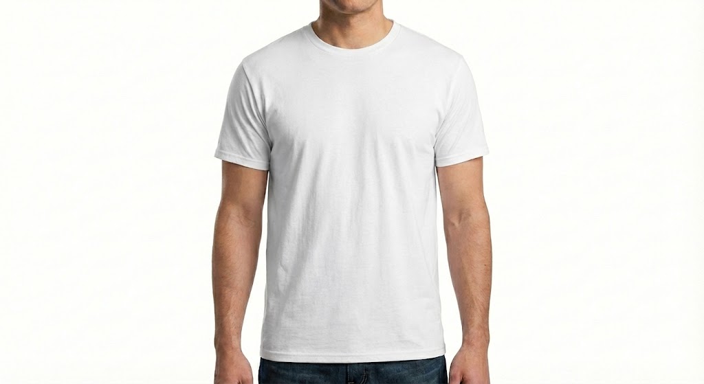 HD Style: T-Shirt – Weiß mit deinem Logo – Front & Rücken Druck