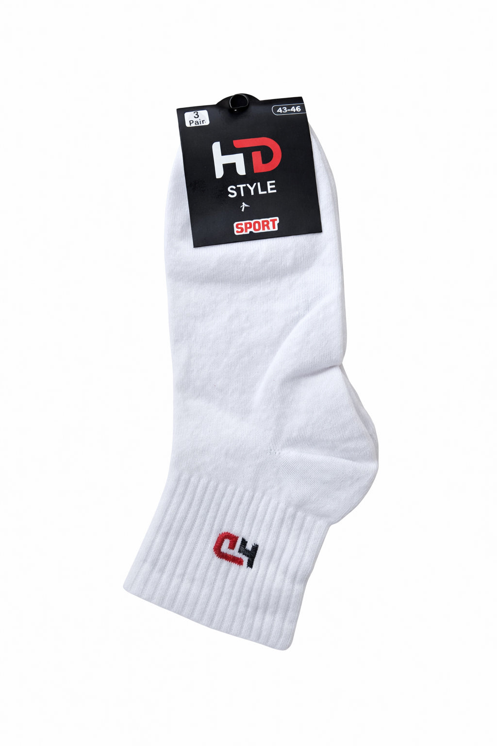 HD Style: Premium Sneakersocken Sets (Multipack 12er) - Weiß